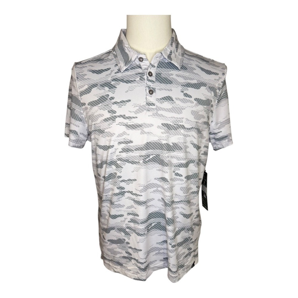 Kyodan Golf‎ Polo Shirt Camo Print Short Sleeve Athletic Golfing Size Small